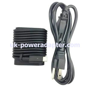 New Genuine Dell 65 Watt 20V 3.25A USB-C Type AC Adapter 450-AGOL - Click Image to Close