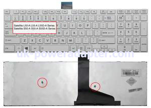 Toshiba Satellite L50-A L55-A L55D-A Keyboard 6037B0083802