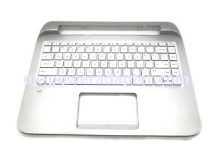 HP Pavilion 13-R010dx X2 Silver Palmrest w/ White Keyboard V140802HS1 US