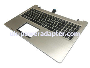 Asus K56cm Silver Palmrest With Keyboard 13GNUH10P08X-4 13GNUH10P080-4 - Click Image to Close