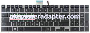 Toshiba Satellite L855 L875 Backlit Keyboard PK130OT3F00 - Click Image to Close