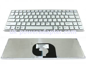 SONY VAIO VPC-Y VPCY Keyboard White with Silver Frame 148768511