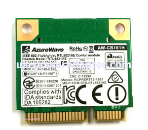 Asus A53 AzureWave AW-NE139H Wireless Card AW-NE139H